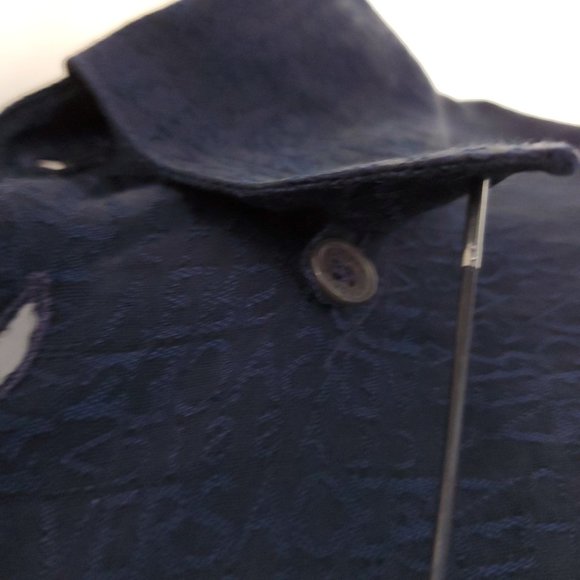 17 1/2 XL VTG VERCACE V2 ALL Over Print Mens Shirt - Picture 6 of 16